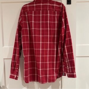 Lacoste Red Checkered Casual Shirt